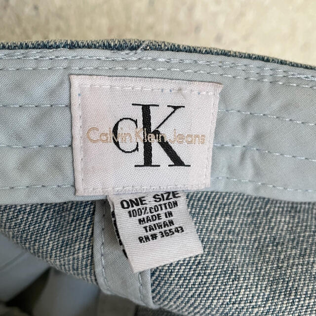 Calvin Klein(カルバンクライン)のCKカルバンクライン デニムキャップ レディースの帽子(キャップ)の商品写真