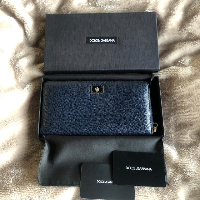 新品‼︎Dolce&Gabbana長財布　ネイビー