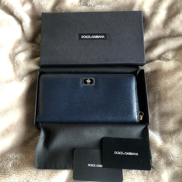 DOLCE&GABBANA(ドルチェアンドガッバーナ)の新品‼︎Dolce&Gabbana長財布　ネイビー メンズのファッション小物(長財布)の商品写真