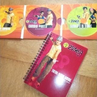 ズンバ(Zumba)のZUMBAズンバ  DVD 3枚セット  TOTAL BODY GUIDE付き(スポーツ/フィットネス)