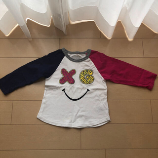 エックスガール(X-girl)のエックスガール　ロンT 長袖　ロゴ　2T 90(Tシャツ/カットソー)