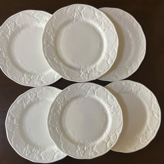 キッチン/食器ウェッジウッド　ストロベリー&バインプレート　29㎝　6枚セット　大皿　プレート