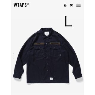 ダブルタップス(W)taps)のW)taps  BUDS / LS / COTTON. TWILL  NAVY(シャツ)