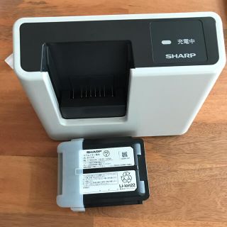 シャープ(SHARP)のSHARP 掃除機　充電器　バッテリー(掃除機)