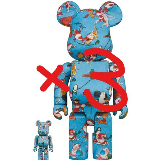 BE@RBRICK 歌川国芳 金魚づくし 100% ＆ 400% 新品未開封