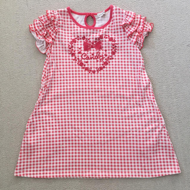 anyFAM(エニィファム)のワンピース ギンガムチェック 130 キッズ/ベビー/マタニティのキッズ服女の子用(90cm~)(ワンピース)の商品写真