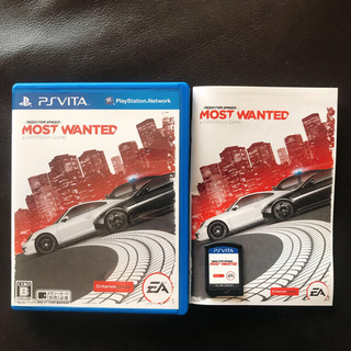 プレイステーションヴィータ(PlayStation Vita)の【美品】Need For Speed  Most Wanted PSVita(携帯用ゲームソフト)