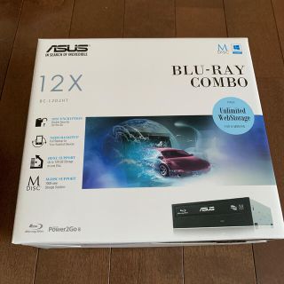 エイスース(ASUS)のASUS ブルーレイコンボドライブ BC-12D2HT(PC周辺機器)