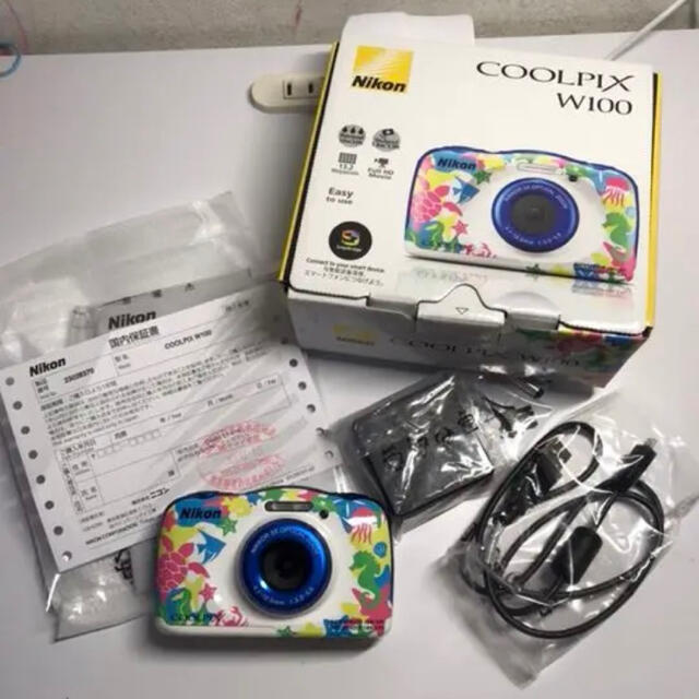 【冬バーゲン★特別送料無料！】 Nikon - Nikon Coolpix w100 コンパクトデジタルカメラ