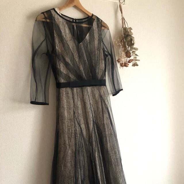 FRAY I.D(フレイアイディー)のFRAY I.D チュールレースドレス レディースのフォーマル/ドレス(ロングドレス)の商品写真