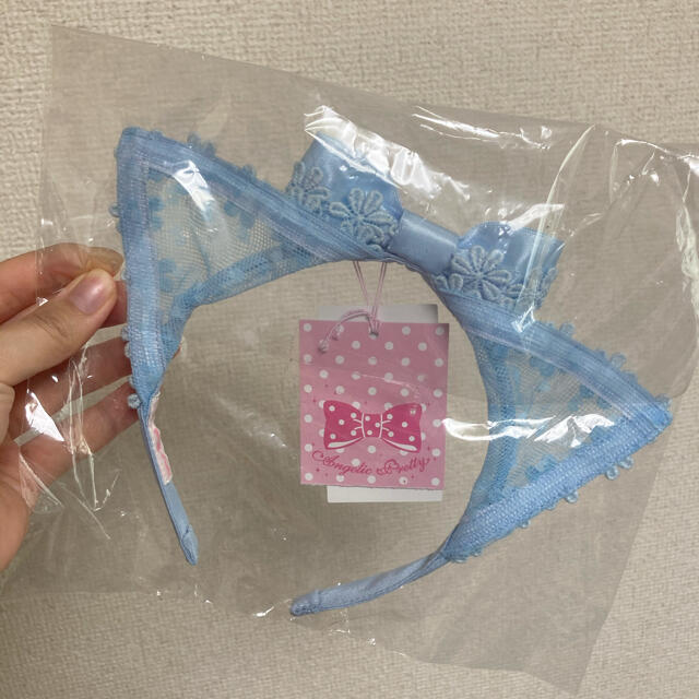 Angelic Pretty(アンジェリックプリティー)のAngelicPretty Fleurcatカチューシャ レディースのヘアアクセサリー(カチューシャ)の商品写真