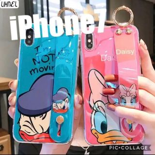 ドナルドダック(ドナルドダック)の新品 iPhone7 ドナルド スマホケース ディズニー キャラクター カバー(iPhoneケース)