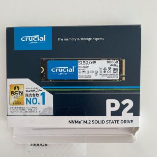 crucial ssd m2 1TB 中古(PCパーツ)