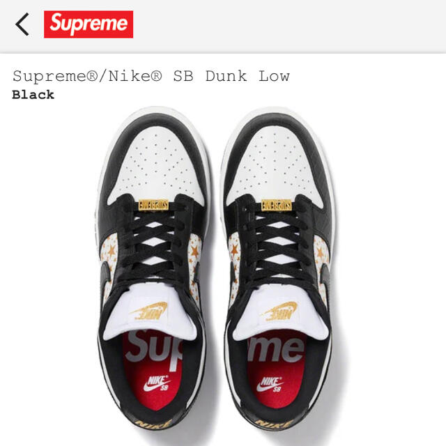 Supreme(シュプリーム)の新品未使用28.5cm Supreme®/Nike® SB Dunk Low  メンズの靴/シューズ(スニーカー)の商品写真