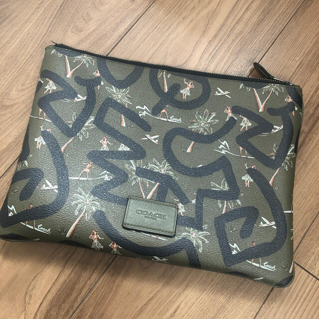 COACH(コーチ)の(ムキムキねずみくん様専用)COACH×KeithHaringコラボ  メンズのバッグ(セカンドバッグ/クラッチバッグ)の商品写真