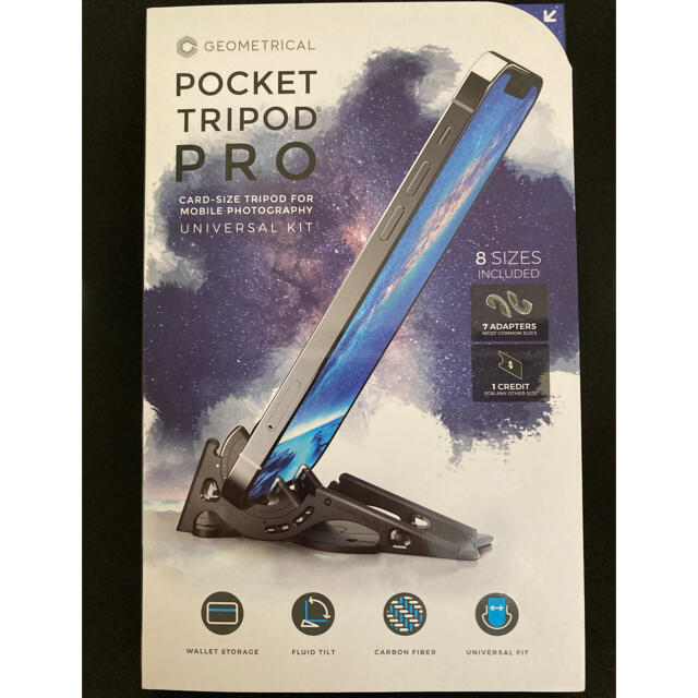 POCKET TRIPOD PRO ユニバーサルキット[MATTE BLACK]