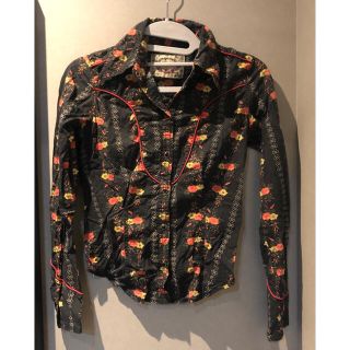 マウジー(moussy)のmoussy 花柄 レトロシャツ(シャツ/ブラウス(長袖/七分))