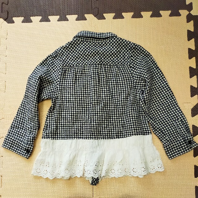 西松屋(ニシマツヤ)の西松屋ブラウス110cm キッズ/ベビー/マタニティのキッズ服女の子用(90cm~)(ブラウス)の商品写真