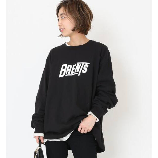 DEUXIEME CLASSE(ドゥーズィエムクラス)の【BRENTS SPORTSWEAR】 ロゴ ロングTシャツ   レディースのトップス(Tシャツ(長袖/七分))の商品写真