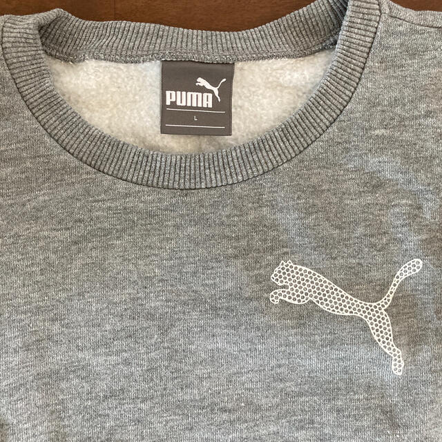 PUMA(プーマ)のえりんごさん専用　プーマ　スエット　Ｌ レディースのトップス(トレーナー/スウェット)の商品写真