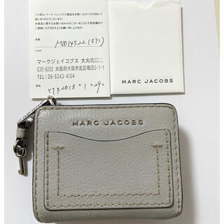 マークジェイコブス(MARC JACOBS)のMARCJACOBS(マークジェイコブス)二つ折り財布　グレー　バイカラー(財布)