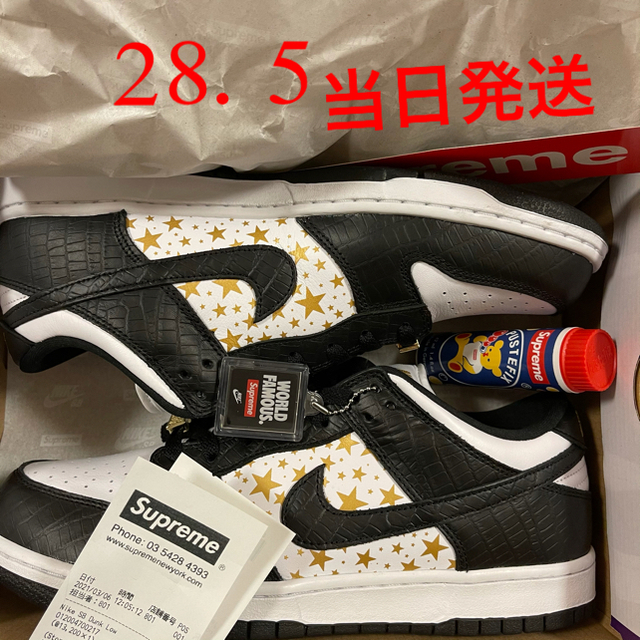 激安本物 NIKE - Supreme Nike SB Dunk Lowナイキダンクロー
