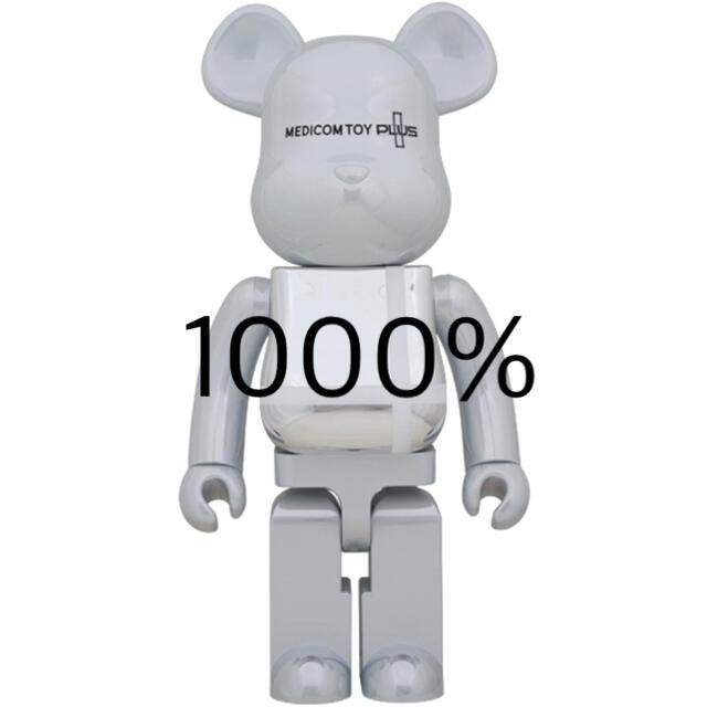 BE@RBRICK MEDICOM TOY PLUS WHITE CHROME - その他