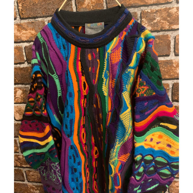 COOGI(クージー)のCOOGI クージー 3Dニット マルチカラー メンズのトップス(ニット/セーター)の商品写真