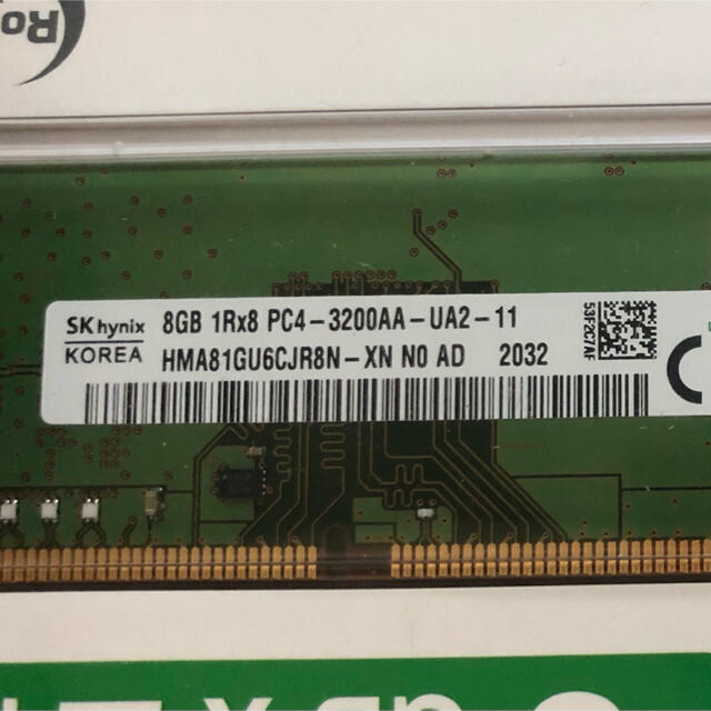 Lenovo(レノボ)のSK Hynix DDR4 3200 PC4 25600 8GB 1枚 スマホ/家電/カメラのPC/タブレット(PCパーツ)の商品写真