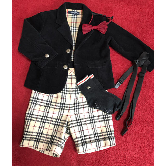 BURBERRY(バーバリー)のバーバリー　ジャケット　ズボン キッズ/ベビー/マタニティのキッズ服男の子用(90cm~)(ドレス/フォーマル)の商品写真