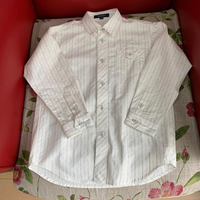 BURBERRY(バーバリー)の決定分　バーバリー　ロゴシャツ　120 キッズ/ベビー/マタニティのキッズ服男の子用(90cm~)(ブラウス)の商品写真