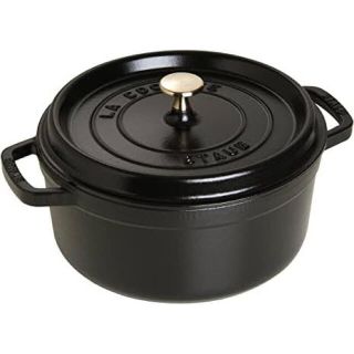 ストウブ(STAUB)の送料込 STAUB ストウブ ピコココット ブラック鍋 24cm(鍋/フライパン)