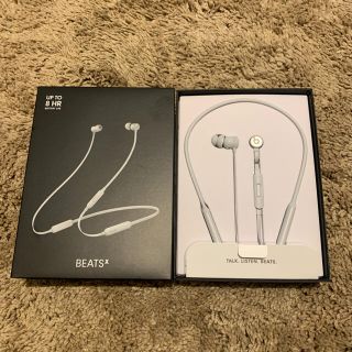 ビーツバイドクタードレ(Beats by Dr Dre)のBeatsX サテンシルバー silver (ヘッドフォン/イヤフォン)