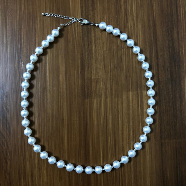 Needles(ニードルス)のパールメタルネックレス　pearl metal necklace メンズのアクセサリー(ネックレス)の商品写真