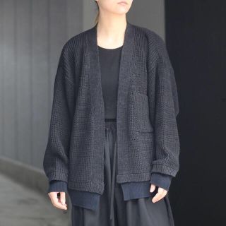 サンシー(SUNSEA)のyoke 5G Connecting Rib Cardigan(カーディガン)