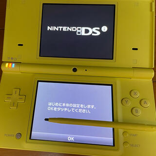 ニンテンドーDS(ニンテンドーDS)の任天堂　DS i 本体　ライムグリーン(携帯用ゲーム機本体)