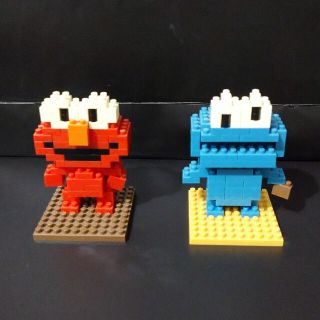 ユニバーサルスタジオジャパン(USJ)のnanoblock エルモ クッキーモンスター(キャラクターグッズ)