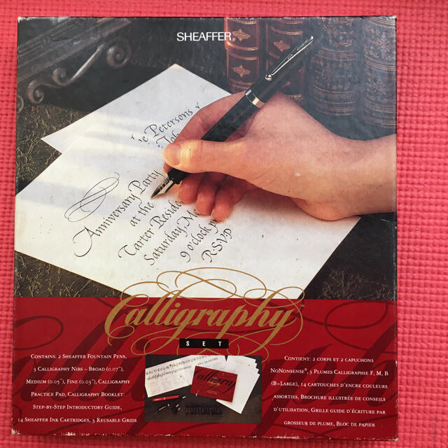 アグネス77様専用【SHEAFFER】CALLIGRAPHY SET ハンドメイドの文具/ステーショナリー(カード/レター/ラッピング)の商品写真