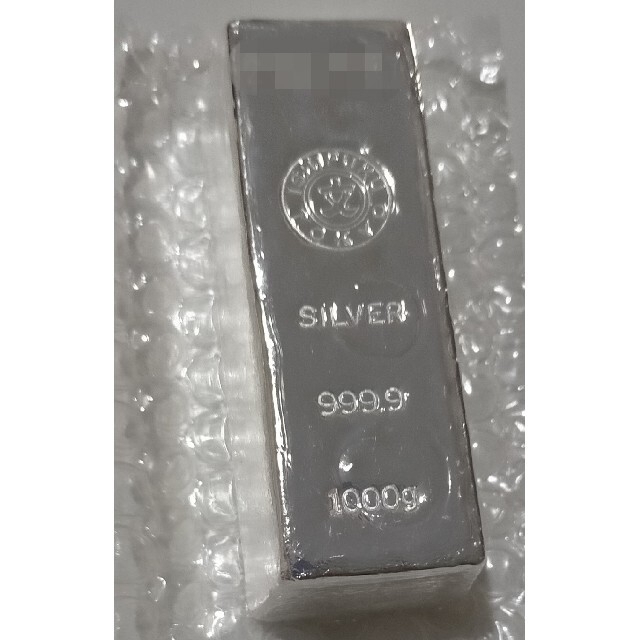 3kg(1kg×3) 石福金属興業 銀 地金 インゴット シルバー 純銀 即発 エンタメ/ホビーの美術品/アンティーク(貨幣)の商品写真