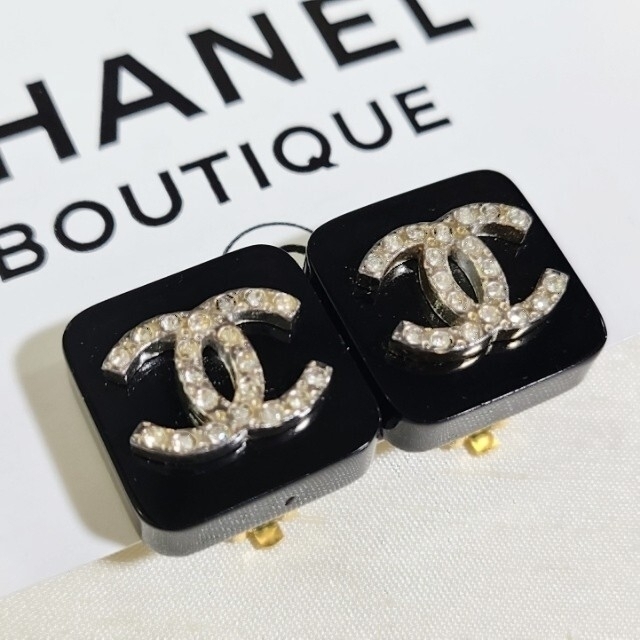 ヴィンテージ CHANEL シャネル ココマーク イヤリング 96A-