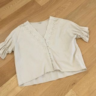 サマンサモスモス(SM2)のSM2 レース刺繍ブラウス 最終値下げ(シャツ/ブラウス(半袖/袖なし))