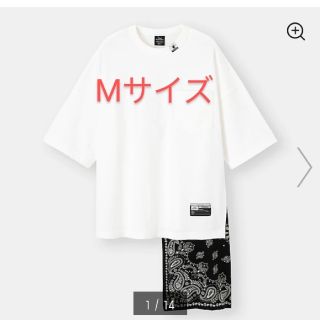 ミハラヤスヒロ(MIHARAYASUHIRO)のGU × ミハラヤスヒロ　フハクコンビネーションT(5分袖)MY +E(Tシャツ/カットソー(半袖/袖なし))