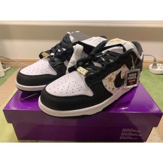 ナイキ(NIKE)のNike Supreme SB Dunk Low ブラック 27(スニーカー)