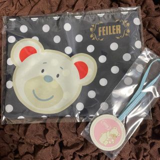 フェイラー(FEILER)のFEILER (フェイラー)母子手帳ポーチ&ストラップ(母子手帳ケース)