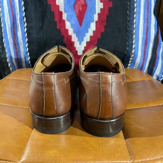 Santoni(サントーニ)のサントーニ ドレスシューズ Uチップ 焦茶 26.5cm SANTONI メンズの靴/シューズ(ドレス/ビジネス)の商品写真