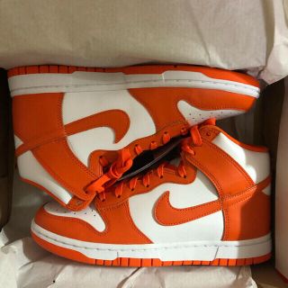 ナイキ(NIKE)のNIKE DUNK HIGH ORANG ナイキ ダンク ハイ オレンジブレイズ(スニーカー)