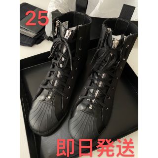 Yohji Yamamoto POUR HOMME ヨウジヤマモト プールオム 18SS×adidas ZIPPER STAR MID アディダス ジッパースター ハイカットスニーカー ブラック F34294