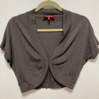 マックスマーラ(Max Mara)のMax Mara サマーボレロ　ブラウン系(カーディガン)