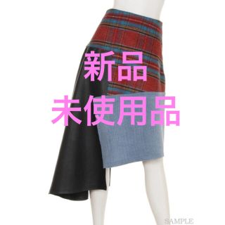 リルリリー(lilLilly)の【美品】リルリリー アシメスカート(ひざ丈スカート)