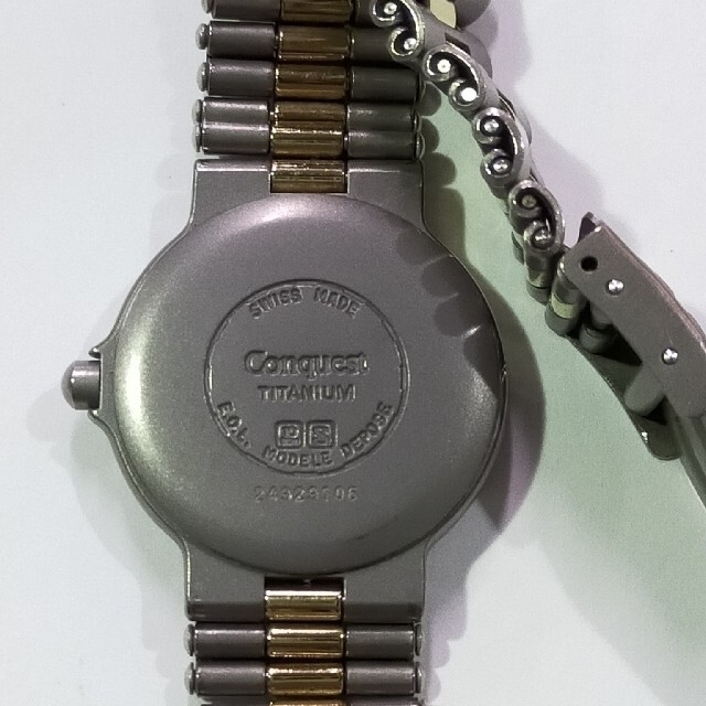 LONGINES(ロンジン)のこーち様専用! ロンジン(LONGINES)コンクエスト チタン 腕時計 レディースのファッション小物(腕時計)の商品写真